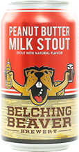 Belching Beaver Brewing Peanut Butter Milk Stout 5.3% 355ml